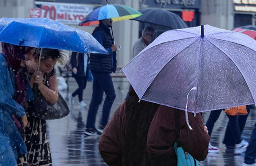 Meteoroloji'den 3 bölge için sağanak yağış uyarısı