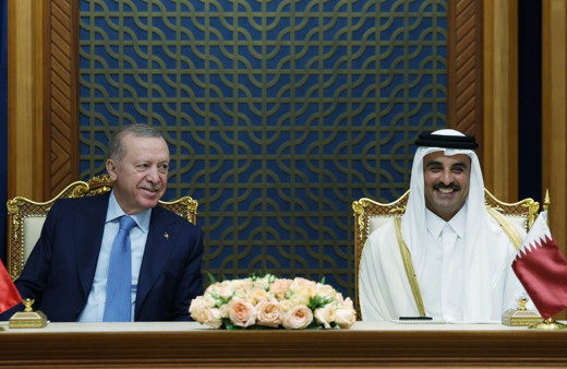 Cumhurbaşkanı Erdoğan Katar Emiri El Sani ile görüştü