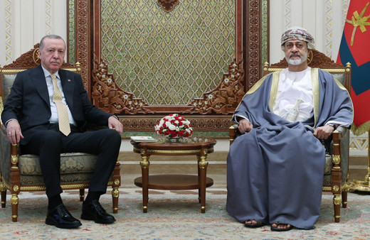 Cumhurbaşkanı Erdoğan, Umman Sultanı Heysem bin Tarık ile görüştü