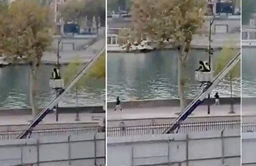 Louvre Müzesi soyguncularının kaçma anı görüntüleri ortaya çıktı