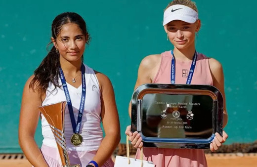 Milli tenisçi Zeliha Nil Çukurluoğlu, Monako'da birinci oldu