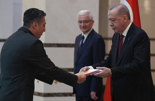Cumhurbaşkanı Erdoğan, 5 ülkenin büyükelçisini kabul etti