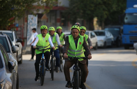 Aydın'da örnek alınacak proje! Bu lisede herkes okula bisiklet ile geliyor
