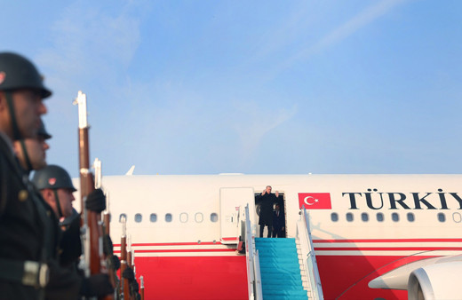 Cumhurbaşkanı Erdoğan, Azerbaycan'ın başkenti Bakü'ye gitti