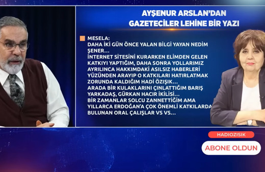 Hadi Özışık'tan Ayşenur Arslan’a cevap: Gerçekten bunamış olabilir mi?