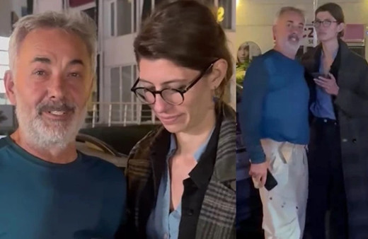 Mehmet Aslantuğ yeni sevgilisiyle! İlk kez el ele objektiflere yakalandı