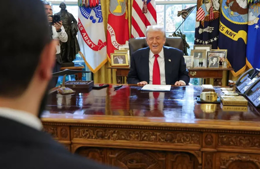 Trump, Cumhurbaşkanı Erdoğan'ı övdü! "Büyük bir lider"