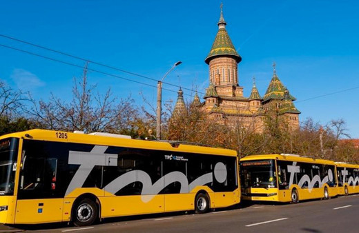 Romanya'da Bozankaya troleybüsleri tanıtıldı