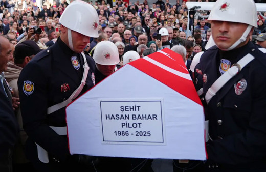 Hırvatistan'da düşen uçakta şehit olan pilot Hasan Bahar'a acı veda