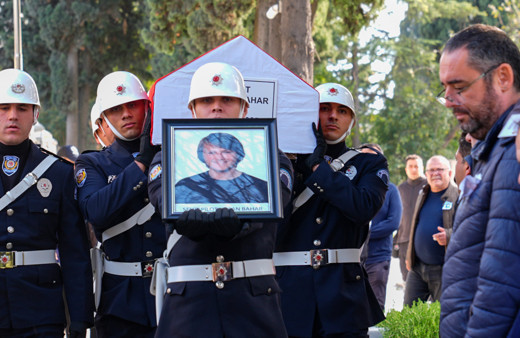 Hırvatistan'daki uçak kazasında şehit olan pilot Hasan Bahar son yolculuğuna uğurlandı