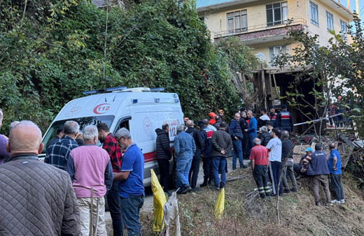Rize'de serender devrildi: 1 ölü, 2 yaralı