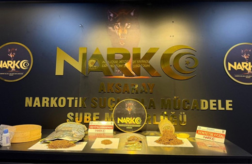 Aksaray'da uyuşturucu operasyonunda yakalanan 15 şüpheli tutuklandı