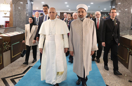 Vatikan Devlet Başkanı Papa 14. Leo Diyanet İşleri Başkanı Arpaguş'u ziyaret etti