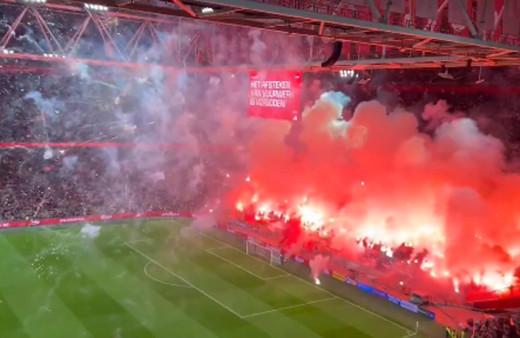 Ajax-Groningen maçı tatil edildi