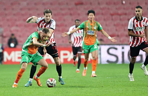 Samsunspor uzatmalarda galibiyeti kaçırdı