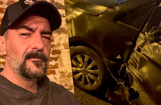 Oyuncu Celil Nalçakan trafik kazası geçirdi