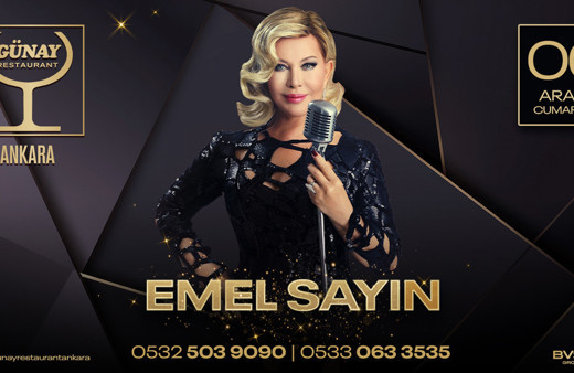Emel Sayın 6 Aralık Cumartesi günü Günay'da