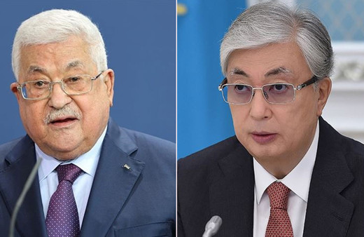 Kazakistan Cumhurbaşkanı Tokayev, Filistin Devlet Başkanı Abbas ile telefonda görüştü