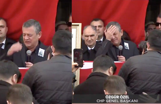 Özgür Özel Gülşah Durbay'ın cenazesinde iç çekerek ağladı : Ne olur dursun artık