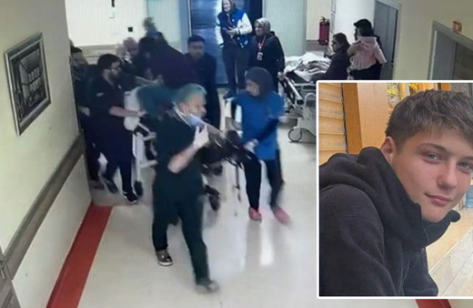 Güngören'de öldürülen Atlas Çağlayan'ın hastaneye getirildiği anların görüntülerine ulaşıldı