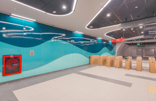 Süre artık 30 dakika! Halkalı - İstanbul Havalimanı metro hattına bakın!