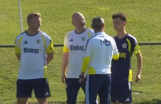 Fenerbahçe antrenmanında dikkat çeken görüntü