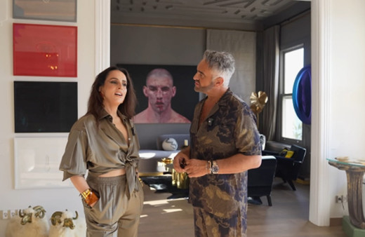 Ali Koç’un eşi Nevbahar Koç evini gezdirdi; dünyaca ünlü isim hayran kaldı