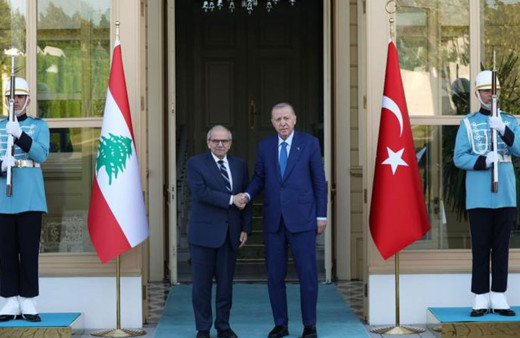 Cumhurbaşkanı Erdoğan Lübnan Başbakanı Salam'ı kabul etti