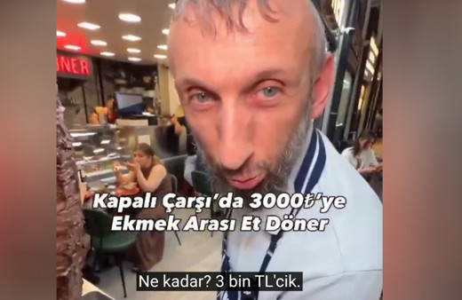 Kapalıçarşı'da '3 bin TL'cik döner' kızdırdı Bakanlık harekete geçti
