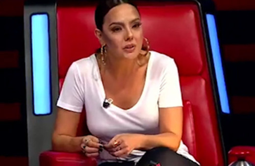 O Ses Türkiye'de Ebru Gündeş'in sözleri jüriyi birbirine kattı