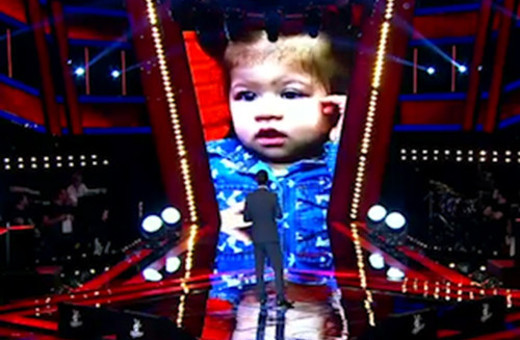 Yarışmacının bebeği herkesin ilgi odağı oldu!