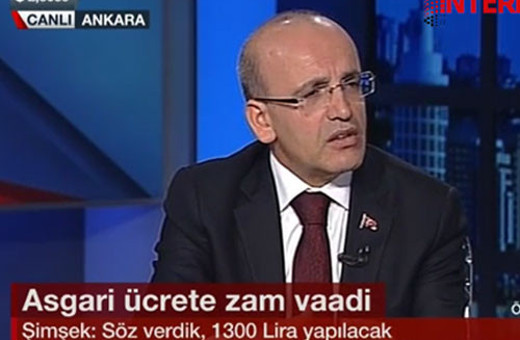 Asgari ücret 2016'da kaç lira bakan Şimşek ilan etti