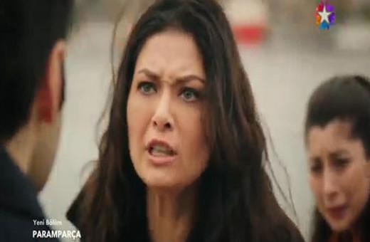 Paramparça 48. bölümünde kadına şiddet göndermesi