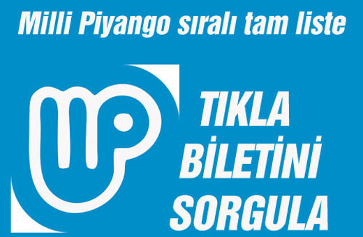 Milli Piyango çekiliş sonuçları bilet sorgulama 9 Ocak 2016