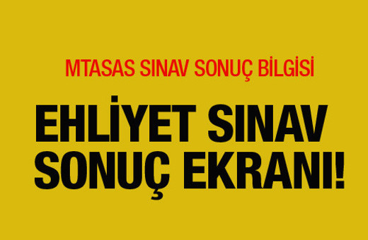 Ehliyet sonuçları MEB 8 ekim sonuç sorgulama