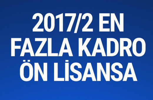 KPSS 2017/2 tercih başvuru ÖSYM ön lisans en fazla boş kadro 