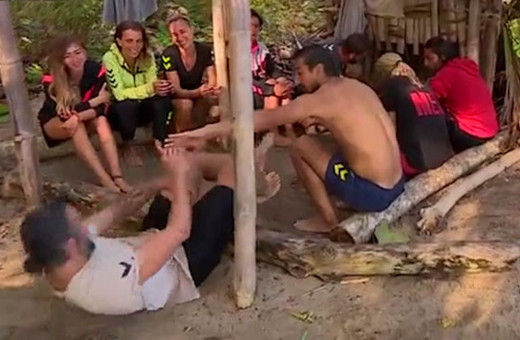 Survivor 2017 İlhan Mansız düştü güldüren anlar 