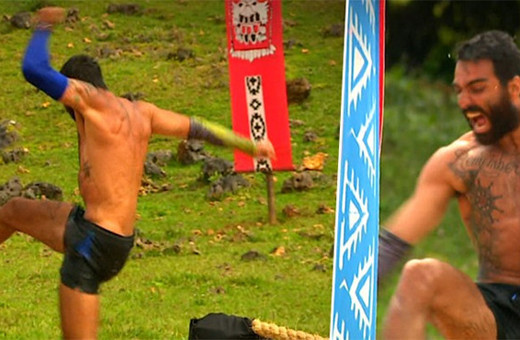 Eser West kendini kaybetti, Survivor parkurunu tekmeledi!
