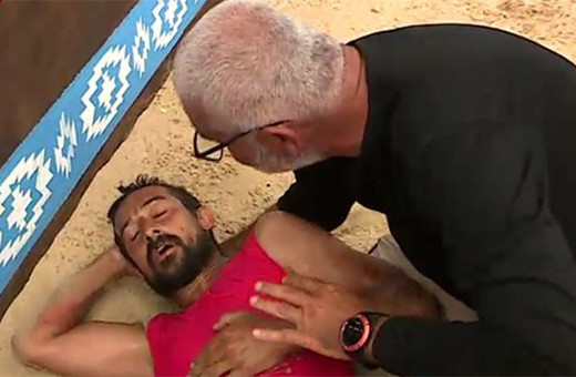 Survivor'da sakatlanan Serhat Akın'a doktor müdahalesi!