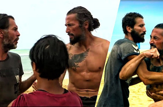 Survivor'da büyük olay! İlhan Mansız'ı zor tuttular!