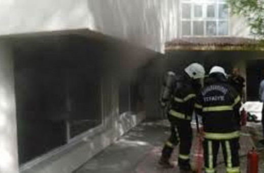 Kapatılan FETÖ'nün kız yurdunda yangın