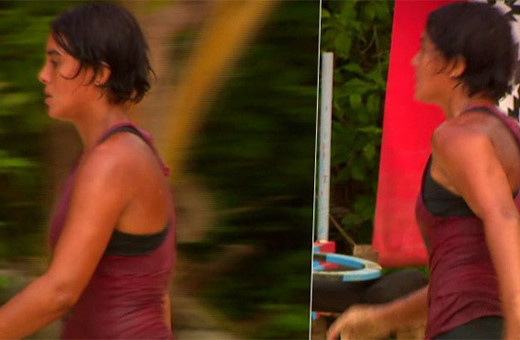 Survivor'da Sabriye sinirden kendini kaybetti!