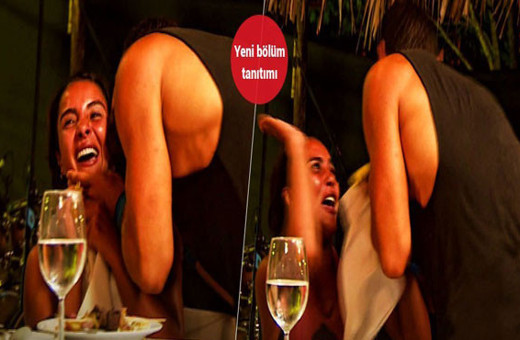 Sabriye'den Kostantinos'a tokat! Sen misin öpen...