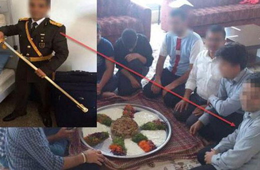 Kaynak Holding'den çıktı 'Maklube' sofrasındaki asker 