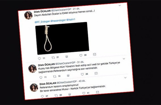 Dilek Öcalan'ın Twitter hesabı hacklendi!