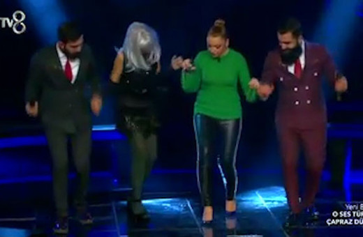 Yıldız Tilbe'nin ilginç horon oyunu stüdyoyu salladı