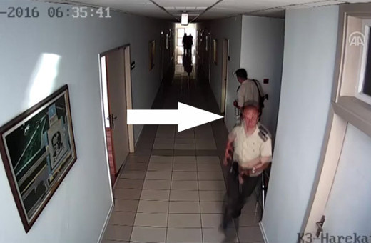 FETÖ'cü üsteğmeni ele veren görüntüler ortaya çıktı