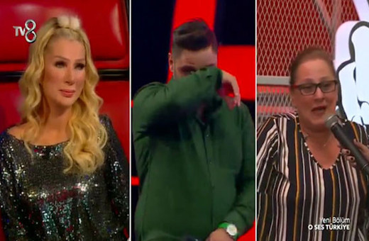 O Ses Türkiye'de yarışmacının annesi hem ağladı hem de ağlattı