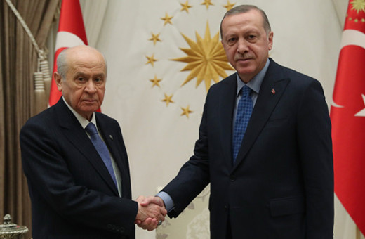 Cumhurbaşkanı Erdoğan ile Bahçeli bir araya geldi