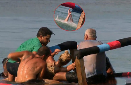 Survivor'da korku dolu anlar! Denizde çırpınmaya başlayınca...